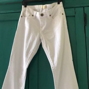White jeans